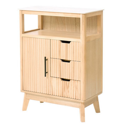 Nordlys Solid Wood Scandinavian Bathroom Cabinet - image 1
