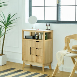 Nordlys Solid Wood Scandinavian Bathroom Cabinet - thumbnail 9