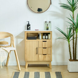 Nordlys Solid Wood Scandinavian Bathroom Cabinet - thumbnail 4