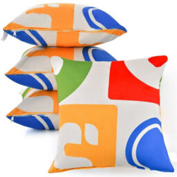 Gainoom Set Of 4 Decorative Throw Pillow Soft Velvet Covered Couch Pillow Double-Side - thumbnail 3