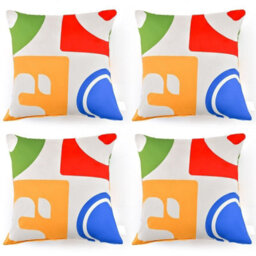 Gainoom Set Of 4 Decorative Throw Pillow Soft Velvet Covered Couch Pillow Double-Side - thumbnail 1