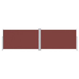 Walplus Retractable Side Awning Garden Sun Shade Canopy Gazebo For Back Door, Porch, Patio Brown 180X600 Cm - thumbnail 2