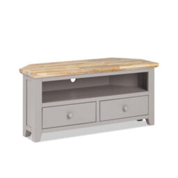 Statement Furniture Florence Truffle Corner Tv Unit With 2 Drawers And Shelf - thumbnail 3