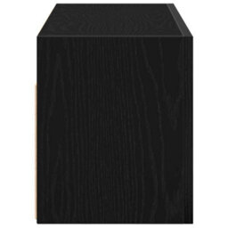 Berkfield Bathroom Wall Cabinet Black 60X25X30 Cm Engineered Wood - thumbnail 6