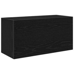 Berkfield Bathroom Wall Cabinet Black 60X25X30 Cm Engineered Wood - thumbnail 2