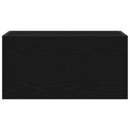 Berkfield Bathroom Wall Cabinet Black 60X25X30 Cm Engineered Wood - thumbnail 4