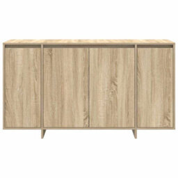 Berkfield Oak Sideboard Sonoma Oak Engineered Wood 135 X 41 X 75 Cm - thumbnail 6