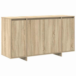 Berkfield Oak Sideboard Sonoma Oak Engineered Wood 135 X 41 X 75 Cm - thumbnail 2