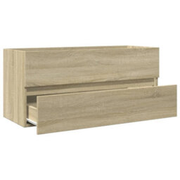 Walplus Bathroom Sink Cabinet Sonoma Oak 100X38.5X45 Cm Engineered Wood - thumbnail 7