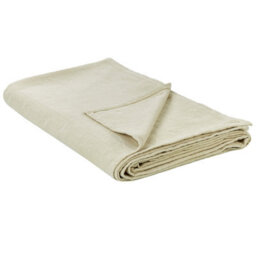 Beliani Bedspread Maraka Cotton 150 X 200 Cm Light Beige - thumbnail 1