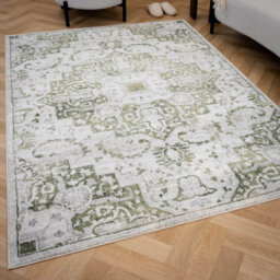 The Rugs Montana Green Oriental Area Rug And Runner Soft Durable Pet Friendly Easy To Clean Living Room Bedroom 4060Grn - thumbnail 2