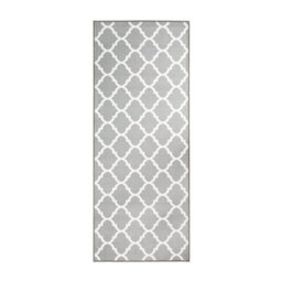 Floordirekt Navan Polyamide Loop Pile Carpet Runner Non Slip Hardwearing Loop Pile Kitchen Hallway Grey 80 X 250 Cm