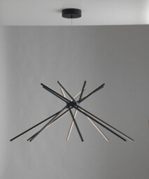 Luminosa Lighting Luminosa Shanghai Led Pendant Ceiling Light Black 2370Lm 3000K 113X51.5Cm - thumbnail 2