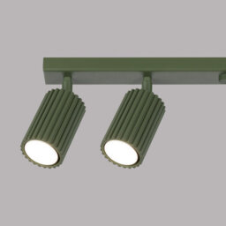 Sollux Lighting Karbon Aluminum Olive Green 6 Lights Minimalist Ceiling Light - thumbnail 6