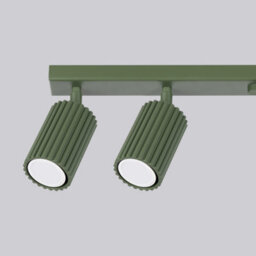 Sollux Lighting Karbon Aluminum Olive Green 6 Lights Minimalist Ceiling Light - thumbnail 7