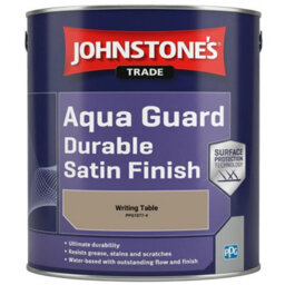Johnstone's Trade Wood & Metal Aqua Guard Durable Satin Paint Writing Table (Ppg1077-4) 2.5L - thumbnail 2