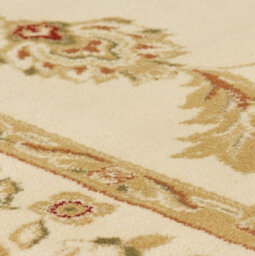 Cream Traditional Bordered Floral Persian Machine Made Rug For Living Room Bedroom And Dining Room-160Cm X 235Cm - thumbnail 2
