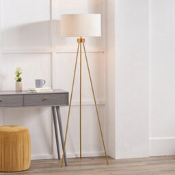 Pacific Lifestyle Living Room Floor Lamps Brass Metal Tripod