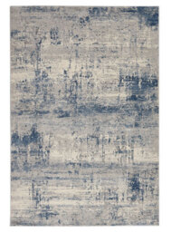 Ivory Blue Luxurious Abstract Modern Machine Made Easy To Clean Rug For Living Room Bedroom And Dining Room-160Cm (Circle) - thumbnail 7