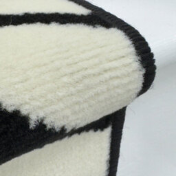 Zebra Stair Runner - Soft & Durable Carpet Runner For Stairs & Staircases, Multiple Lengths - thumbnail 2