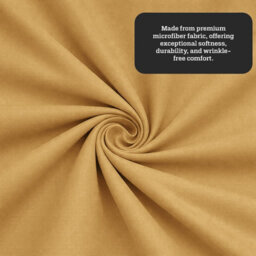 Aspire Homeware Ochre Fitted Sheet-(25Cm) Deep Hotel Quality -Breathable Fitted Bed Sheets Super King (L)200Cm X (W)180Cm - thumbnail 4