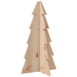 Berkfield Wooden Christmas Tree For Decoration 69.5 Cm Solid Wood Pine - thumbnail 5