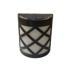 Gem Imports 4 Lattice Solar Led Fence And Wall Lights Static Garden Solar Lights - thumbnail 6