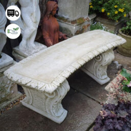 Spa Stone Cast Florentine Design Outdoor Garden Bench Bn1 - thumbnail 3
