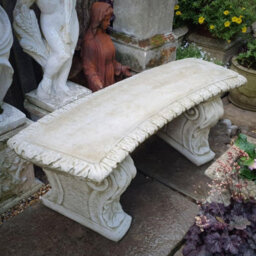 Spa Stone Cast Florentine Design Outdoor Garden Bench Bn1 - thumbnail 1