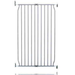 Safetots Extra Tall Eco Screw Fit Baby Gate, Grey, 70Cm - 80Cm, Extra Tall Gate 100Cm In Height,  Stair Gate For Baby - thumbnail 1
