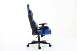 Gtforce Pro Fx Reclining Sports Racing Gaming Office Desk Pc Car Faux Leather Chair (Blue) - thumbnail 3
