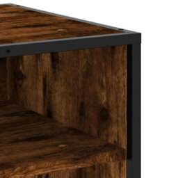 Berkfield Industrial Tv Cabinet Smoked Oak 180.5X40X46 Cm Engineered Wood - thumbnail 7