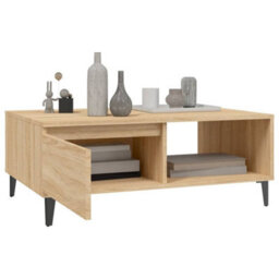 Berkfield Coffee Table Sonoma Oak 90X60X35 Cm Engineered Wood - thumbnail 4