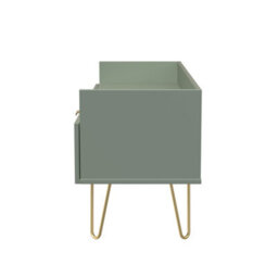 Fuji 2 Drawer Tv Unit In Reed Green (Ready Assembled) - thumbnail 2