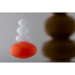 Luminosa Lighting Luminosa Diego Globe Pendant Ceiling Light Juicy Orange Gloss Gu10 - thumbnail 4