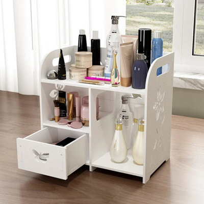 Makeup Organizer Storage Rack Skincare Cosmetic Shelf Unit For Vanity Countertop - image 1