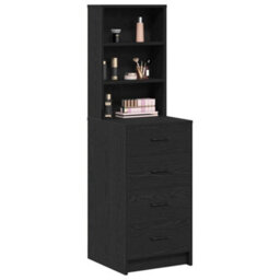 Walplus Highboard Black Oak 40 X 41 X 135 Cm Engineered Wood - thumbnail 3
