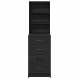 Walplus Highboard Black Oak 40 X 41 X 135 Cm Engineered Wood - thumbnail 7