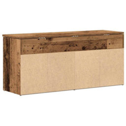 Vidaxl Shoe Bench Old Wood 102X30.5X45 Cm Engineered Wood - thumbnail 6