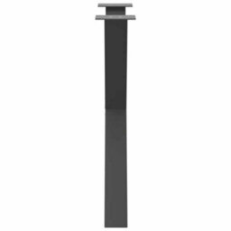 Berkfield Dining Table Legs X-Shaped 3 Pcs Anthracite 70X(72-73) Cm Steel - thumbnail 6