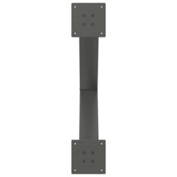 Berkfield Dining Table Legs X-Shaped 3 Pcs Anthracite 70X(72-73) Cm Steel - thumbnail 7