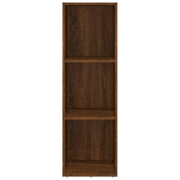 Berkfield Book Cabinet/tv Cabinet Brown Oak 36X30X114 Cm Engineered Wood - thumbnail 4