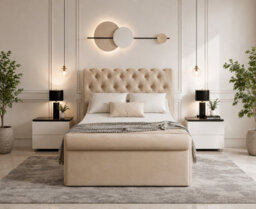 Heritage 2000 Adjustable Mobility Bed With Memory Foam Mattress Beige - thumbnail 2