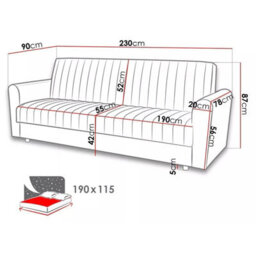 Molly Compact Green Sofa Bed Velour Upholstery With Pull Out Guest Bed Bonell Springs And Storage Compartment - thumbnail 4