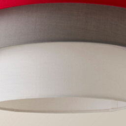 Valuelights Aztec 3 Tier Red Fabric Ceiling Light Shade And Bulb (D)30Cm - thumbnail 6