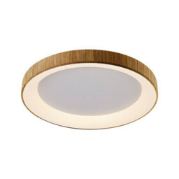 Luminosa Lighting Luminosa Niseko Ring Ceiling 65Cm 48W Led, 3000K, 3900Lm, Wood, 3Yrs Warranty - thumbnail 1