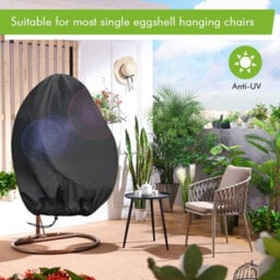 Garden Hanging Chair Cover, Waterproof Protective Windproof, Uv-Resistant, Dustproof For - thumbnail 3