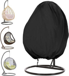 Garden Hanging Chair Cover, Waterproof Protective Windproof, Uv-Resistant, Dustproof For - thumbnail 1