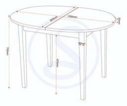 Seconique Oxford Extending Dining Set Grey And Natural Oak With Grey Fabric - thumbnail 6