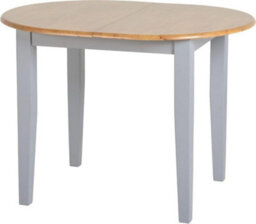 Seconique Oxford Extending Dining Set Grey And Natural Oak With Grey Fabric - thumbnail 5